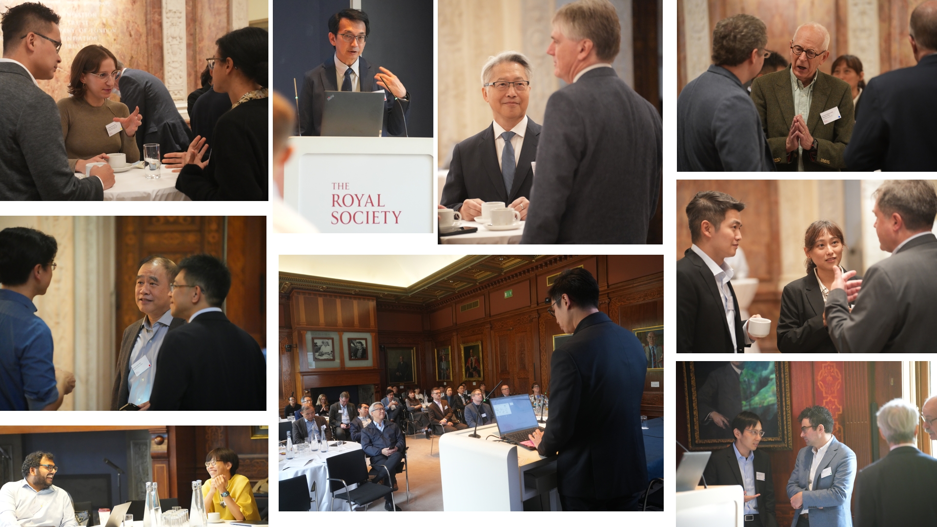 Researchers from Taiwan and the UK engage in academic exchange. Photo credit: Academia Sinica.